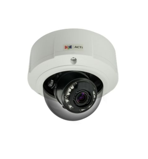 ACTi B82 5MP Outdoor Zoom Dome with D/N, Adaptive IR, Basic WDR, 2.4x Zoom Lens
