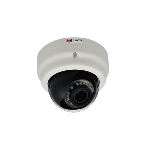 ACTi D65A 3MP Dome Camera with D/N, Adaptive IR and Varifocal Lens