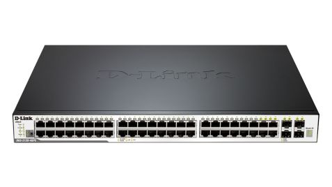 D-Link DGS-3120-48PC 48-Port Gigabit PoE+ Switch with 4 Combo SFP Ports