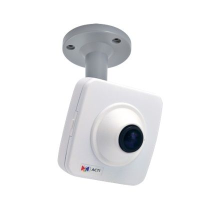 ACTi E16 10MP Fisheye Cube Camera with Basic WDR, Fixed Lens