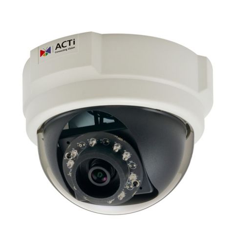 ACTi E58 2MP Indoor Dome Camera with D/N, IR, Basic WDR, SLLS and Fixed 3.6mm Lens