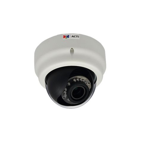 ACTi E63A 5MP Indoor Dome Camera with D/N, Adaptive IR, Basic WDR and Varifocal Lens