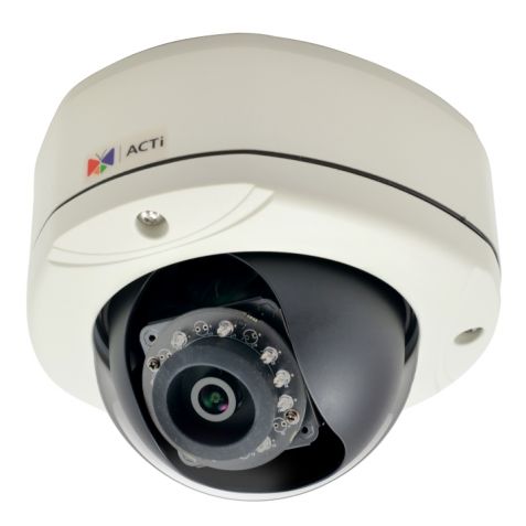 ACTi E77 10MP Outdoor Dome Camera with D/N, IR, Basic WDR and Fixed 3.6mm Lens