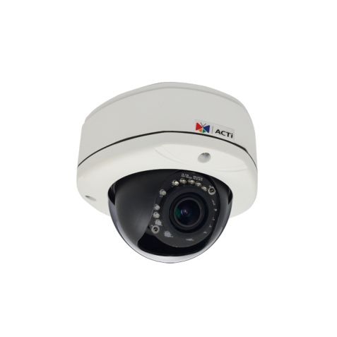 ACTi E82A 3MP Outdoor Dome Camera with D/N, IR, Basic WDR and Varifocal Lens