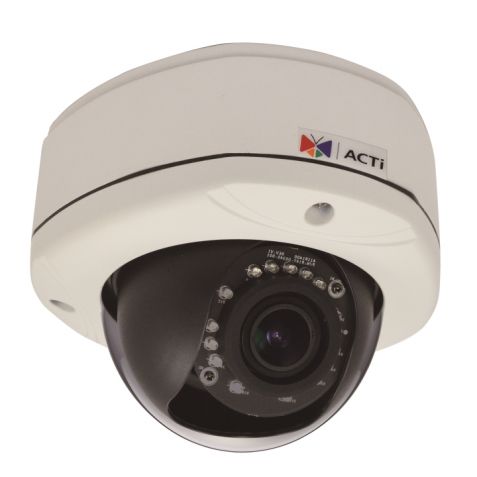 ACTi E84A 2MP Outdoor Dome Camera with D/N, IR, Basic WDR, SLLS and Varifocal Lens