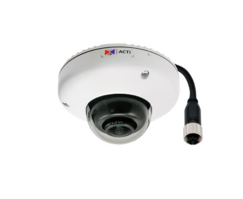 ACTi E921M 5MP Outdoor Mini Fisheye Dome Camera with Basic WDR, M12 Connector and Fixed 1.19mm Lens