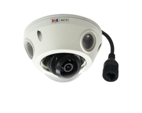 ACTi E928 3MP Outdoor Mini Dome with D/N, Adaptive IR, Superior WDR, Fixed Lens
