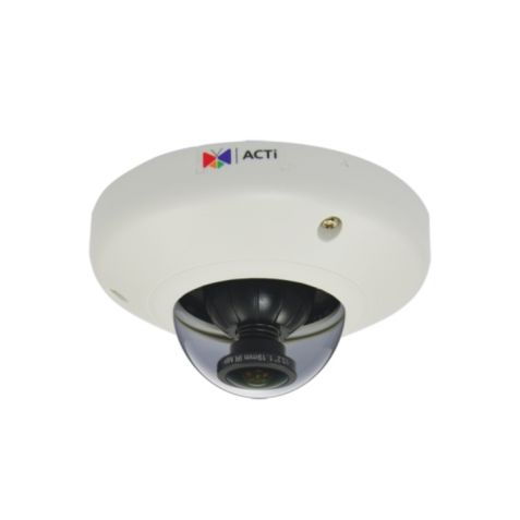 ACTi E96 5MP Indoor Mini Fisheye Dome Camera with Basic WDR and Fixed Lens