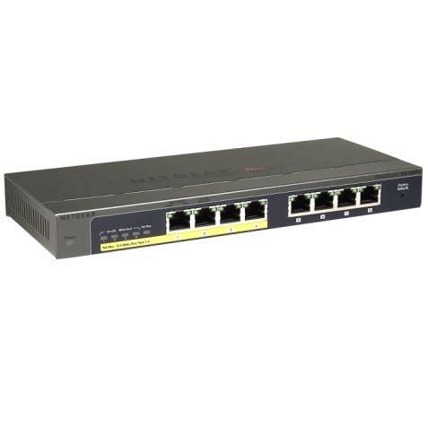 Netgear GS108PE Prosafe Plus 8-Port Gigabit Ethernet Switch with PoE