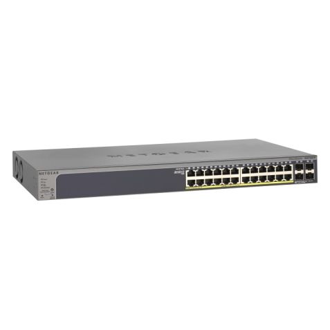 Netgear GS728TP ProSAFE Gigabit PoE+ Smart Managed Switch