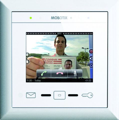 Mobotix Display+ Indoor Remote Station with Touch Screen, Live Video & Two-way Audio