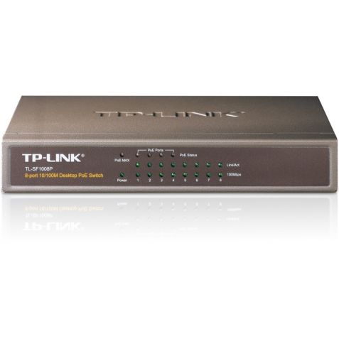 TP-LINK TL-SF1008P 8 Port 10/100M Desktop PoE Swtich
