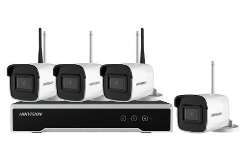 Hikvision NK44W0H-1TWD 4 Channel NVR 4MP Bullet Camera Wi-Fi Kit