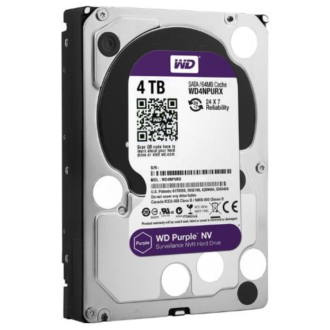 WD Purple NV 4TB SATA 6 Gb/s Hard Drive WD4NPURX