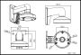 Hikvision DS-1272ZJ-120 Wall Mount Bracket 