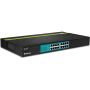 Trendnet TPE-T160 16 Port 30 Watt 10/100Mbps Power over Ethernet+ Switch 