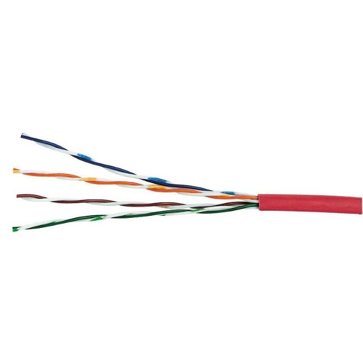 EXCEL C5E LSOH 305M CABLE RED 100-061
