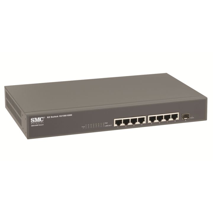 SMC GS8P 8-Port Gigabit POE Switch