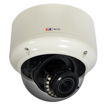 ACTi A81 3MP Outdoor Zoom Dome with Adaptive IR, WDR & 4.3x Zoom Lens