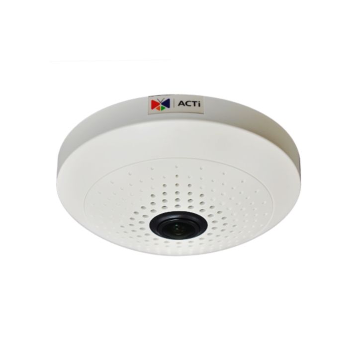 ACTi B54 5MP Indoor Fisheye Dome Camera with D/N, Basic WDR and Fixed 1.19mm Lens