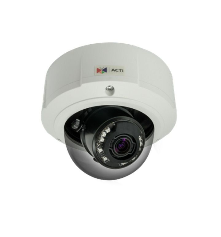 ACTi B82 5MP Outdoor Zoom Dome with D/N, Adaptive IR, Basic WDR, 2.4x Zoom Lens