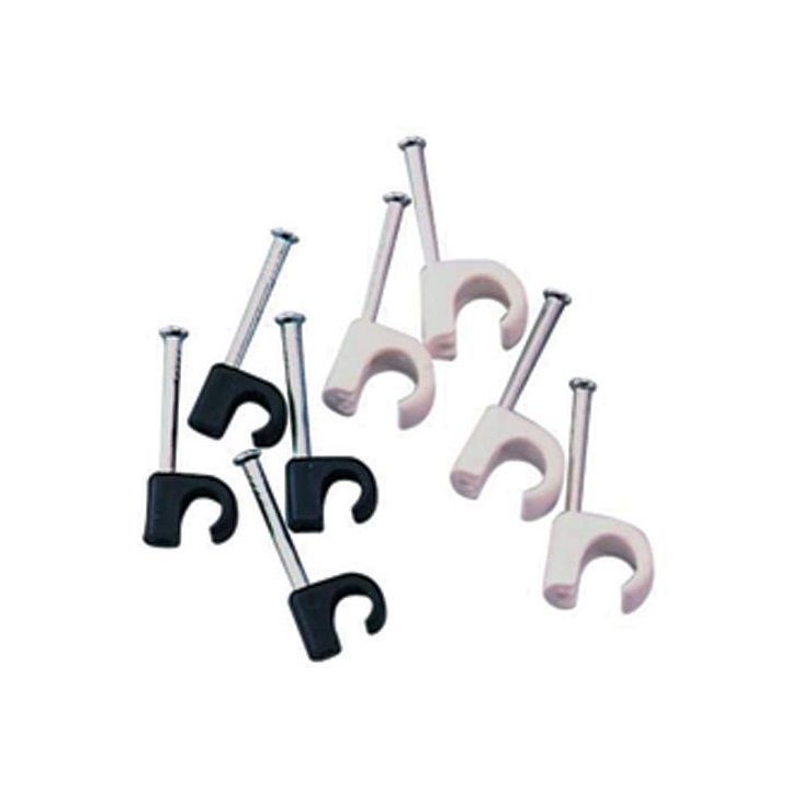 EXCEL Round Cable Clip Pack 100