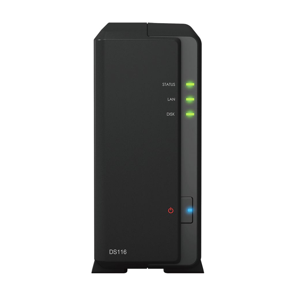Synology DiskStation DS116 1-Bay Desktop NAS Server
