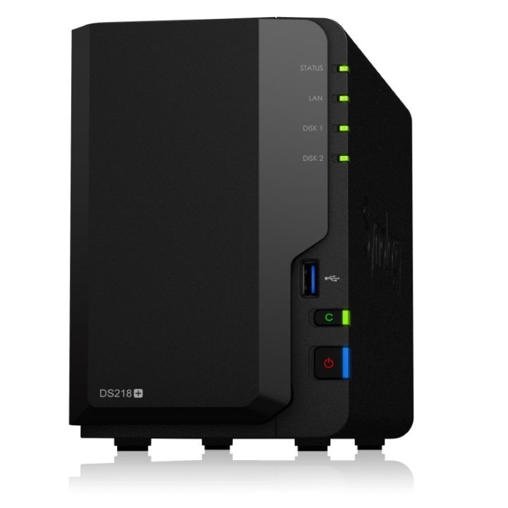 Synology DiskStation DS218+ 2 Bay Desktop NAS Enclosure