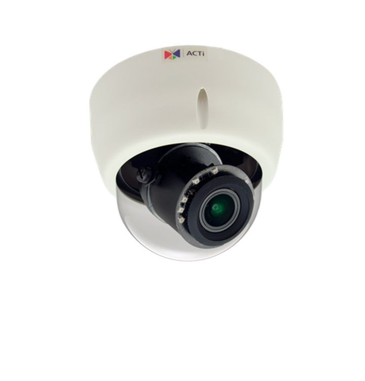 ACTi E616 5MP Indoor Zoom Dome with D/N, Adaptive IR, Basic WDR, 4.3x Zoom Lens