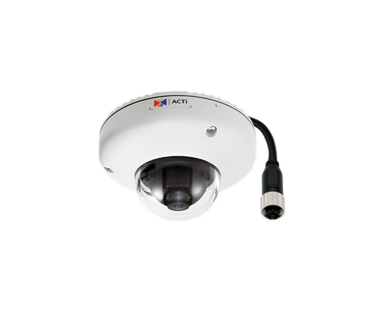 ACTi E918M 3MP Outdoor Mini Dome With Superior WDR, M12 Connector, Fixed Lens