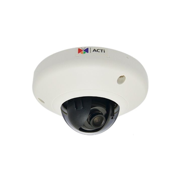 ACTi E91 1MP Indoor Mini Dome Camera with Basic WDR and a Fixed 2.93mm Lens