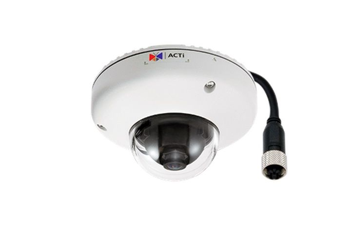 ACTi E920M 5MP Outdoor Mini Dome with Basic WDR, M12 connector, Fixed lens