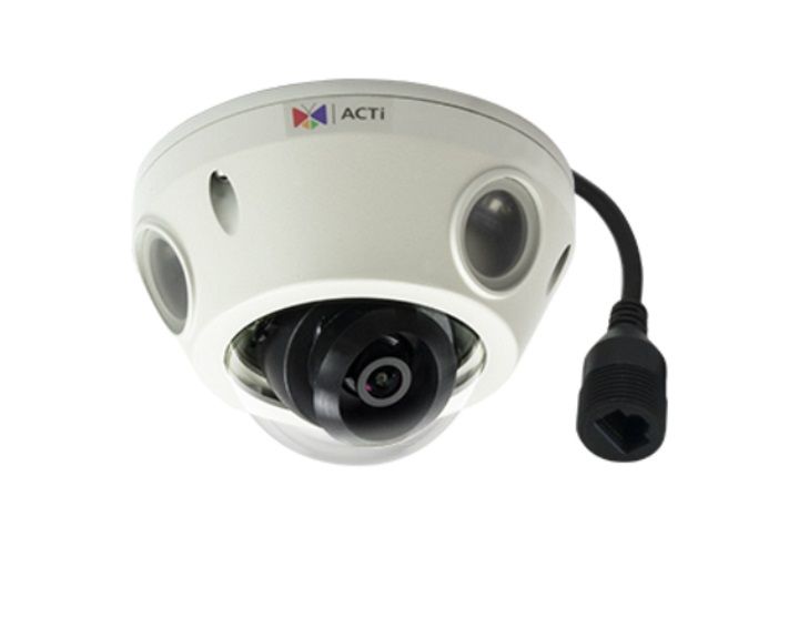 ACTi E928 3MP Outdoor Mini Dome with D/N, Adaptive IR, Superior WDR, Fixed Lens