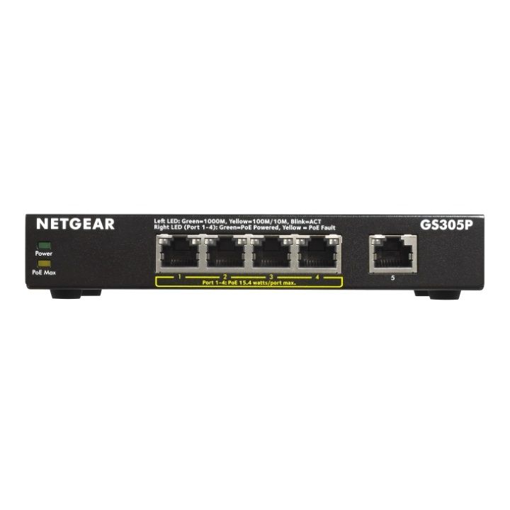 Netgear GS305P 5-Port Unmanaged Gigabit Ethernet Switch