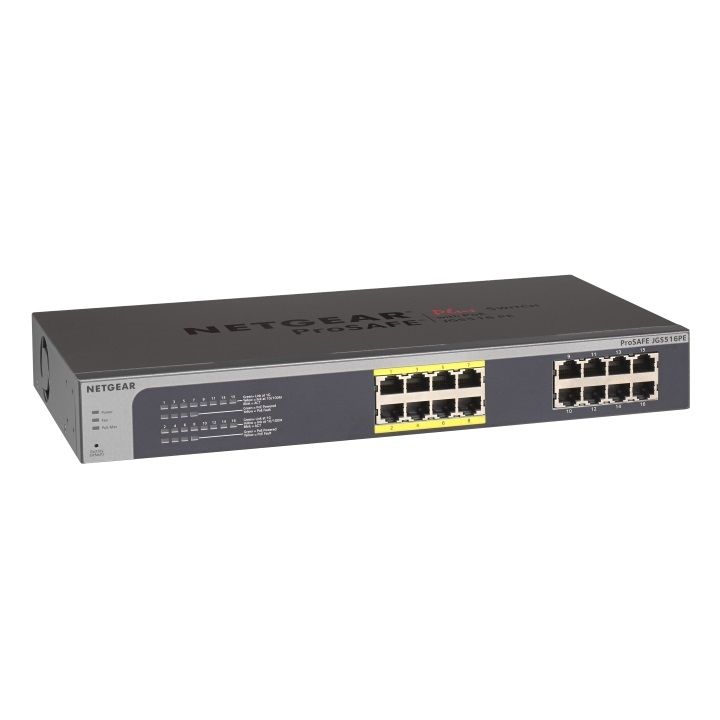 Netgear JGS516PE ProSAFE 16 Port Gigabit Web Managed Plus Switch 