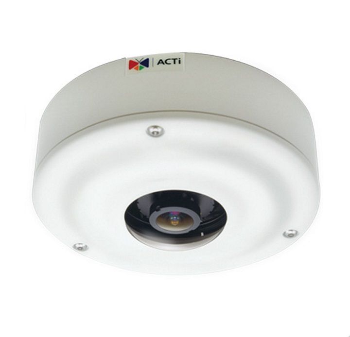 ACTi I73 6MP Outdoor Hemispheric Dome with D/N, Advanced WDR, ELLS, ePTZ, Fisheye Lens