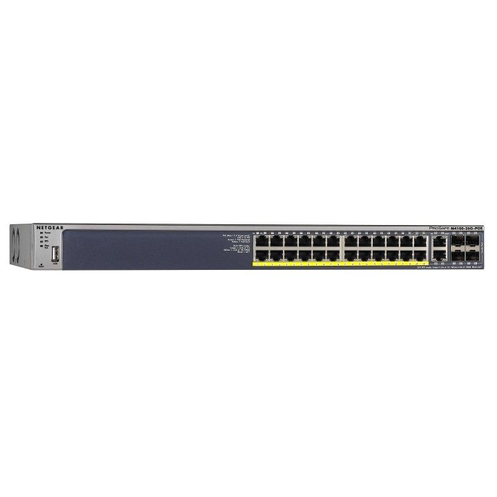 Netgear M4100-26G-POE 28 Port ProSAFE Intelligent Edge Managed Switch 