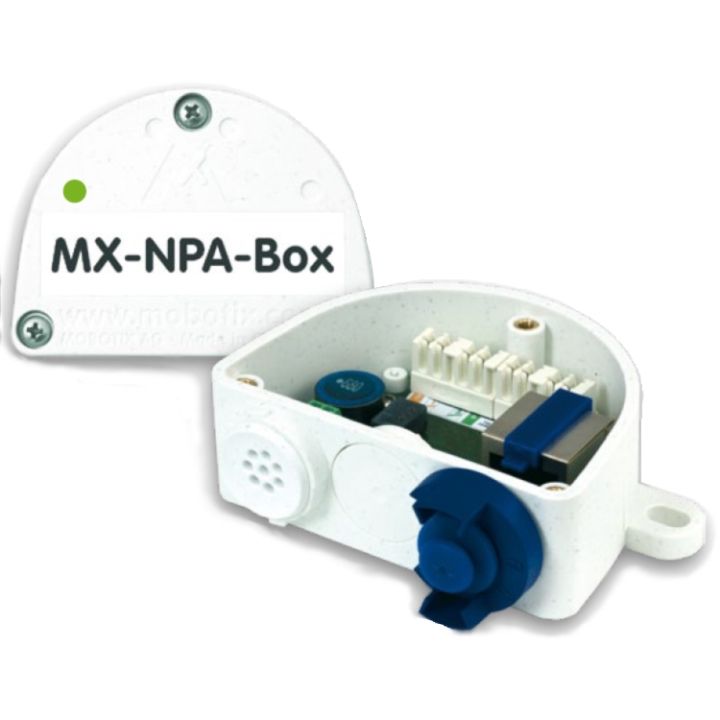 Mobotix MX-NPA1-Box Weatherproof PoE Injector and Network Connector