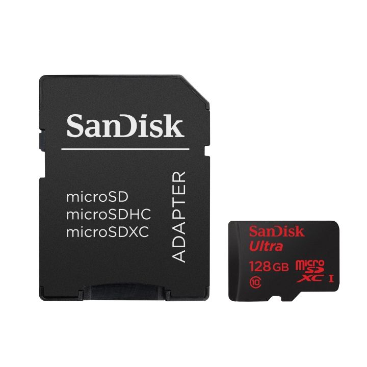 SanDisk SDSQUNC-128G-GN6MA 128GB Ultra microSDXC UHS1 & Adapter