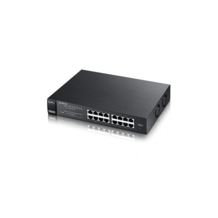 Zyxel ES1100-16P 16-port FE Unmanaged PoE Switch 