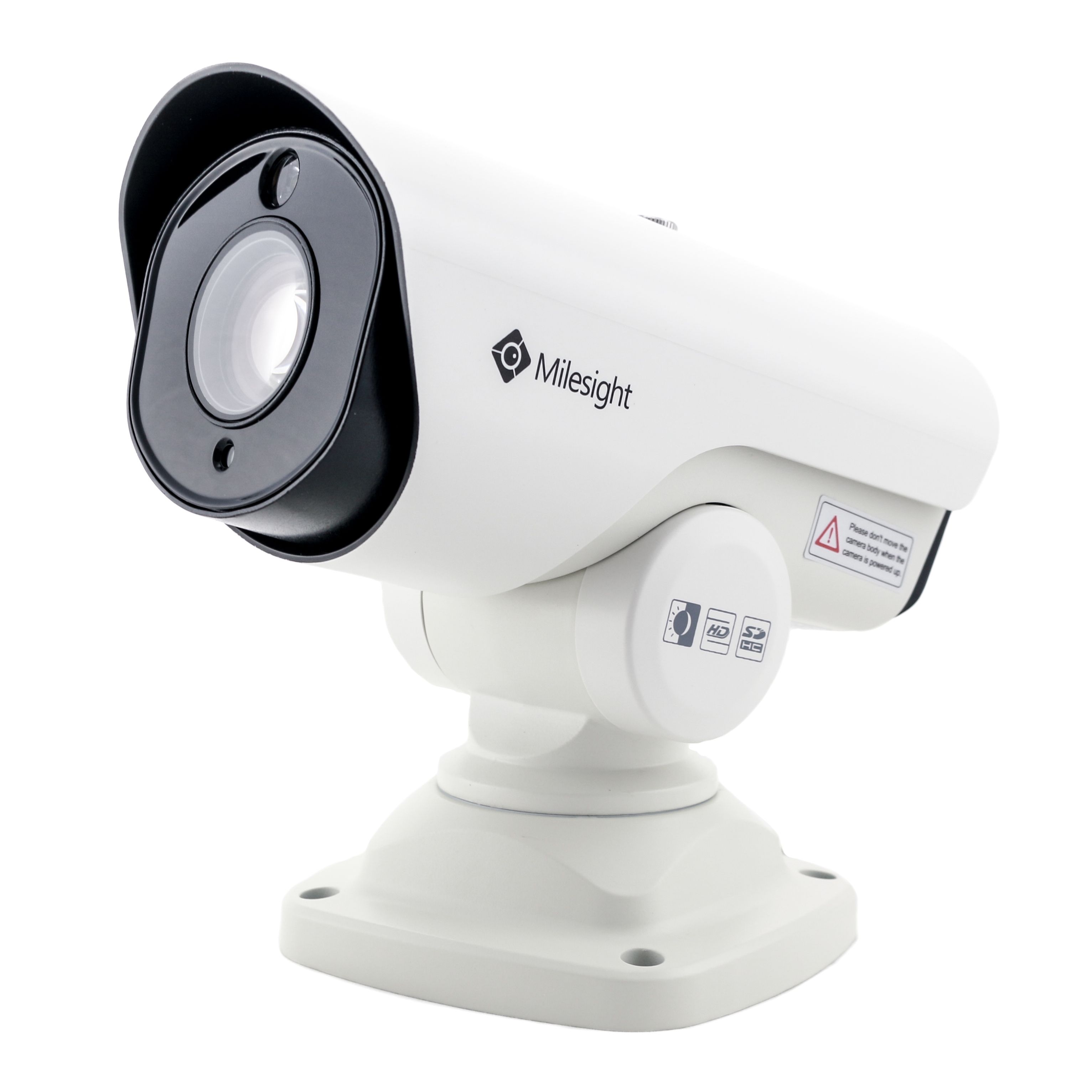 Milesight UI-5D61-EPCV/G 5MP Mini PoE PTZ Bullet Network Camera Pedestal Mount