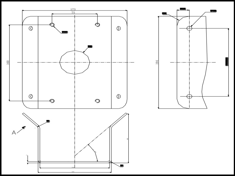 Hikvision DS-1602ZJ-CORNER Wall Mount Corner Bracket
