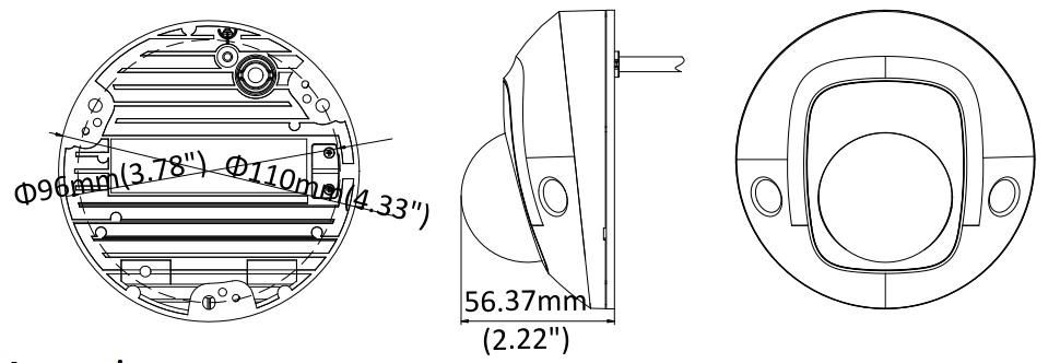 DS-2CD2535FWD-I Dimensions