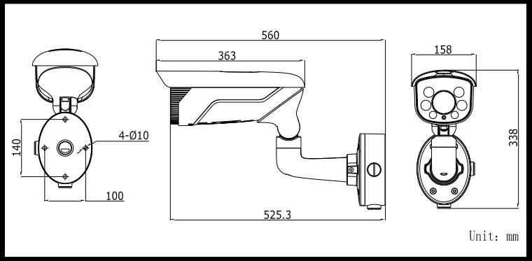 Hikvision DS-2CD4625FWD-IZS 2MP Lightfighter Vandalproof IR Bullet Network Camera