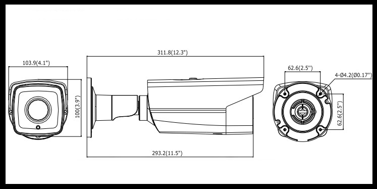 Hikvision DS-2CD4A26FWD-IZS 2MP Darkfighter IR Array Bullet Network Camera