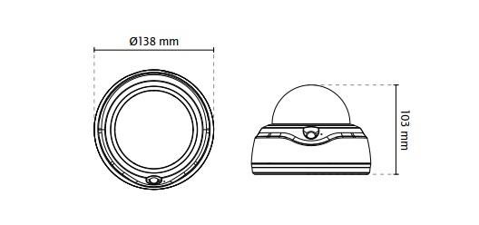 Vivotek FD816B-HF2 Fixed Dome Network Camera