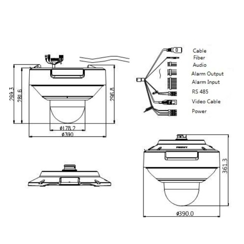 DS-2DP0818Z-D dimensions