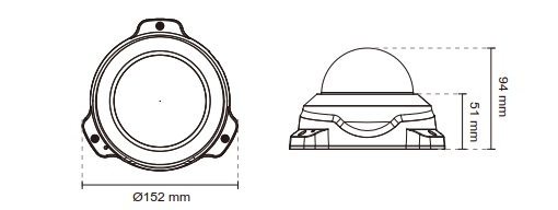 Vivotek FD8137HV-F3 1MP Fixed Dome Network Camera