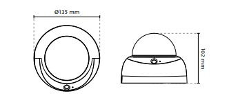 Vivotek FD8167-T 2MP Fixed Dome Network Camera