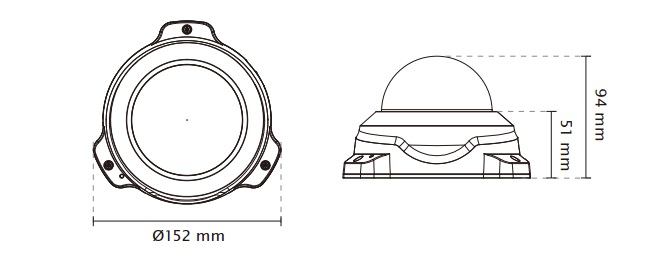Vivotek FD8154V-F2 1.3MP Fixed Dome Network Camera